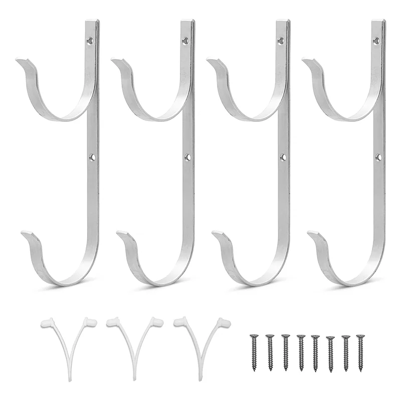 

A21I-Крючки для вешалок для бассейна с соответствующими винтами, крючки для телескопических столбов, скиммеров, грабли для листьев, щетки