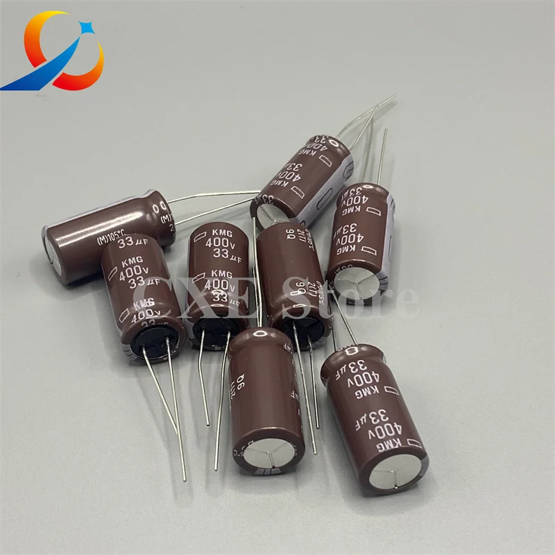 10PCS KMG 400V33UF Volume 12.5X25MM EKMG401ELL330MK25S NCC Electrolytic Capacitors  33UF 400V NEW