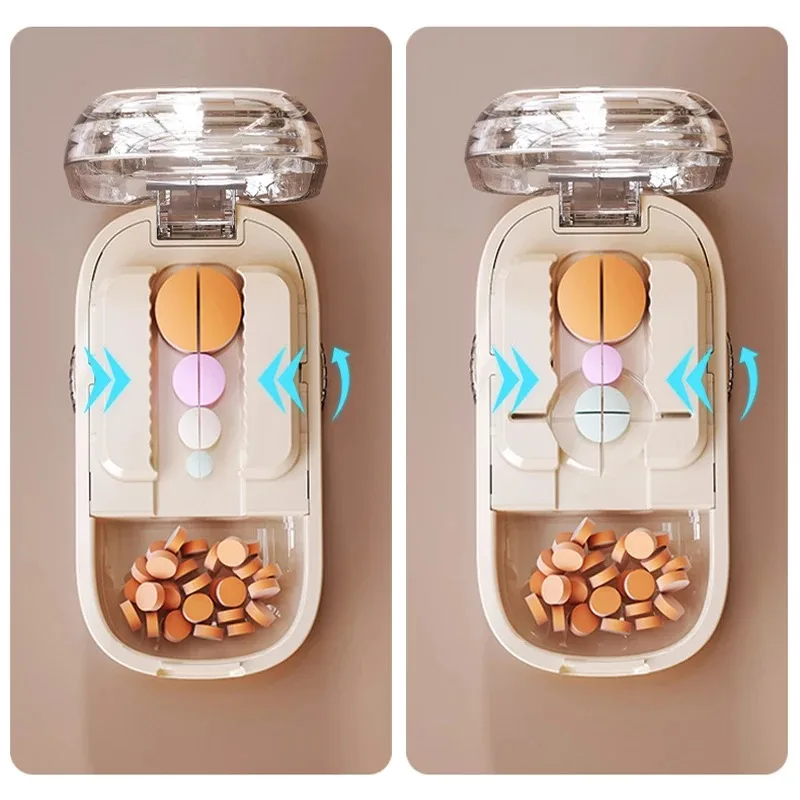 Portable Pill Cutter Organizer 4