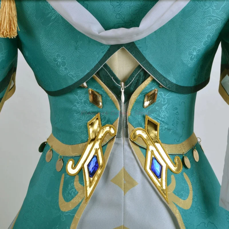 【Size XS-3XL】A Sobriquet Under Shade Lisa Cosplay Costume 15Pcs Game Genshin Impact Lisa New Skin Costume Genshin Impact Cosplay