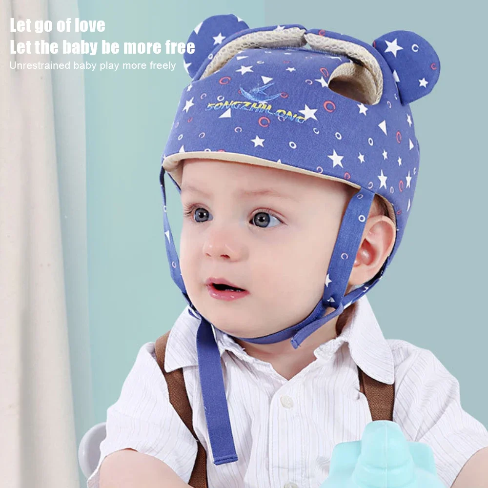 

Baby Safety Hats, Adjustable Toddler Head Protection Safety Helmet, Newborn Kid Walking Anti-Collision Cap Baby Accessories