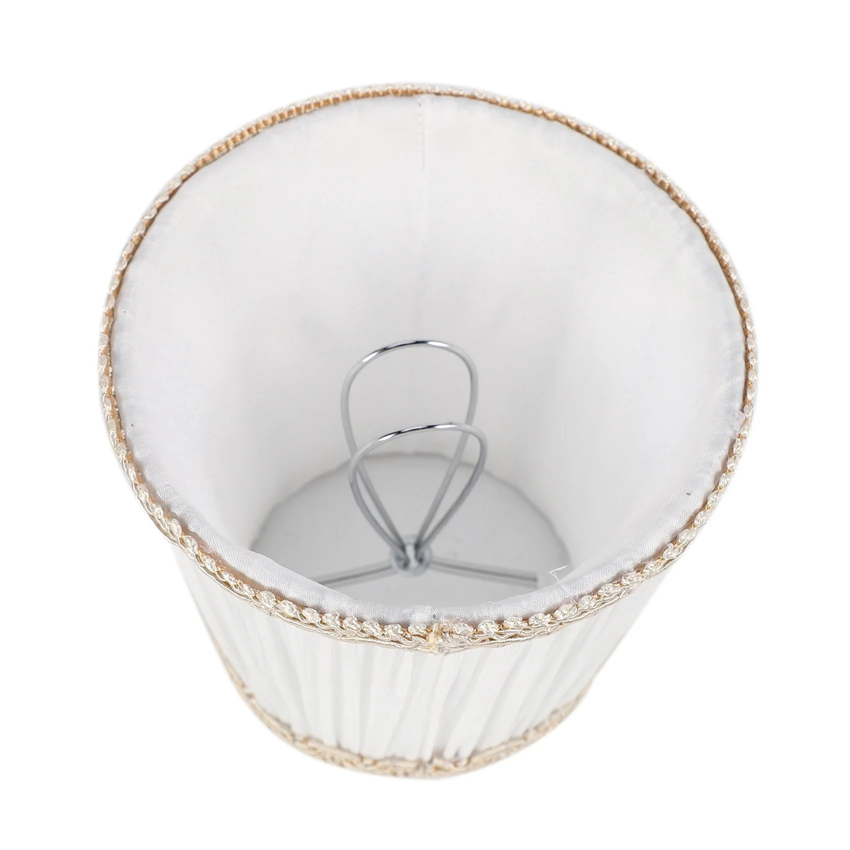 RMWIN-12X Chandelier Shades,ONLY For Candle Bulbs,Clip-On Fitter Lamp Shades, White