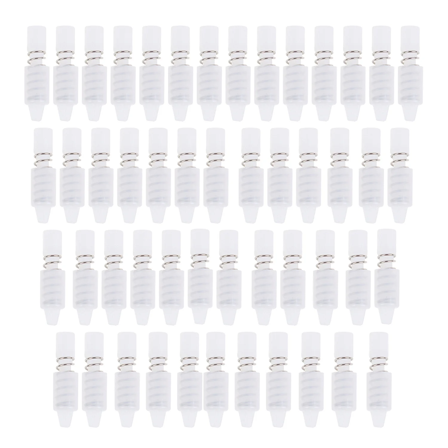 (BAAY) 50Pcs PC Heatsink Cooling Fan Spring Rivet Fastener Push Pin Mounting Screw