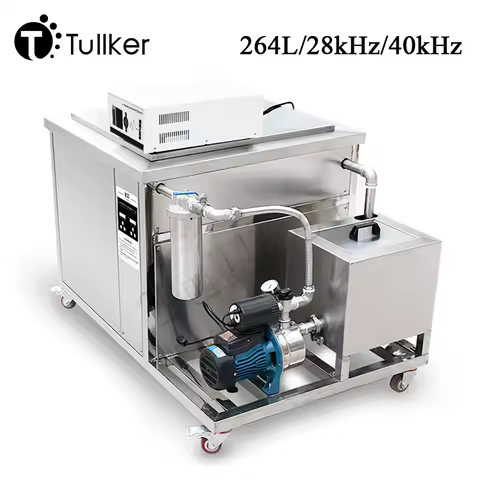 264L Industrial Filtration Ultrasonic Cleaner Bath 3000W Injection Mould DPF Carburetor Ultrasound Sonic Clean Washing Cylinder