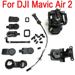 Original Air 2 Gimbal Camera Motors, cabo Air2 PTZ, linha plana flexível, lente de vidro, motor YR e suporte para DJI Mavic Air 2