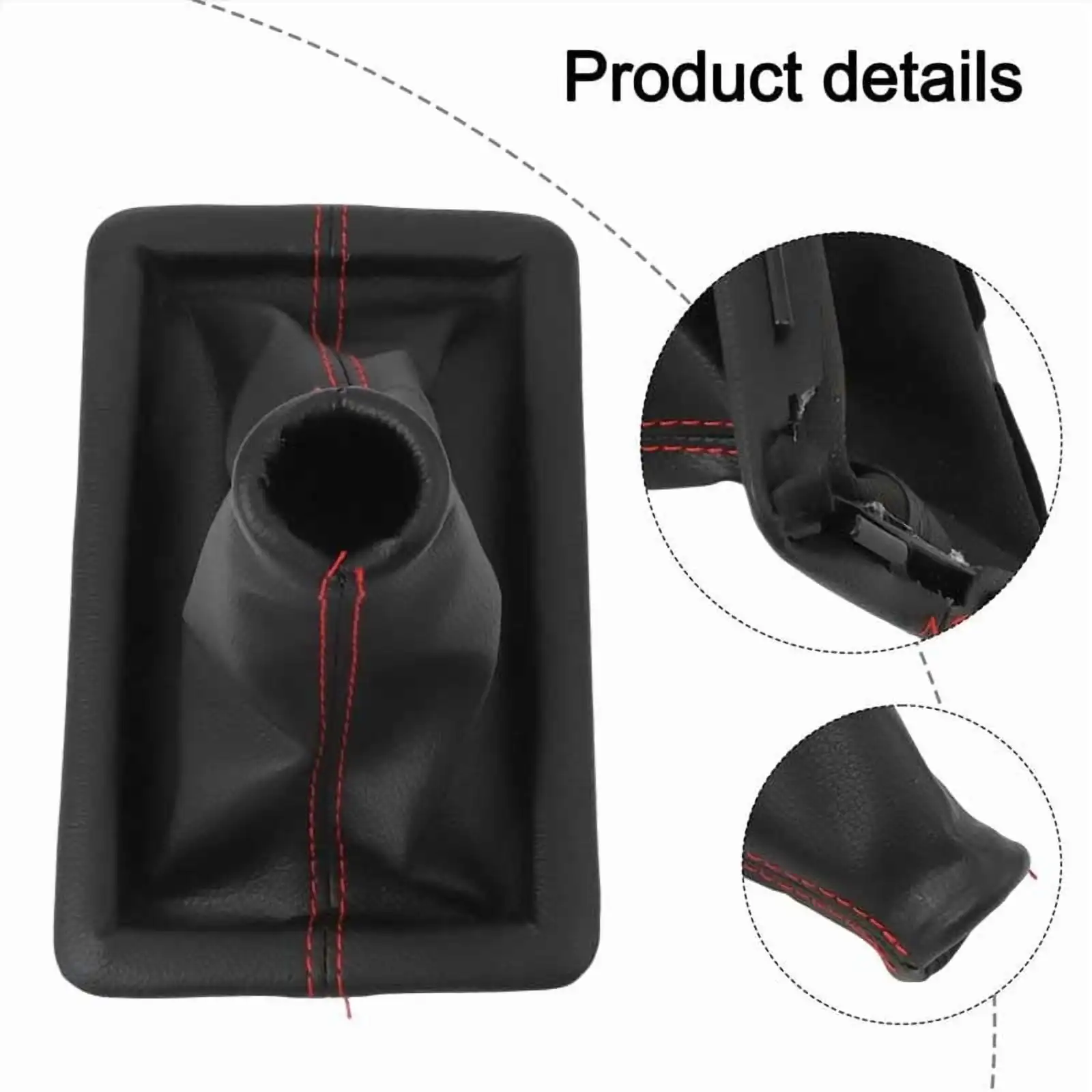 8R3Z-7277-AA Shift Boot Shifter Boot Cover for Ford Mustang 2005 2006 2007 2008 2009 Manual Car Transmission Gear Change Lever view 4
