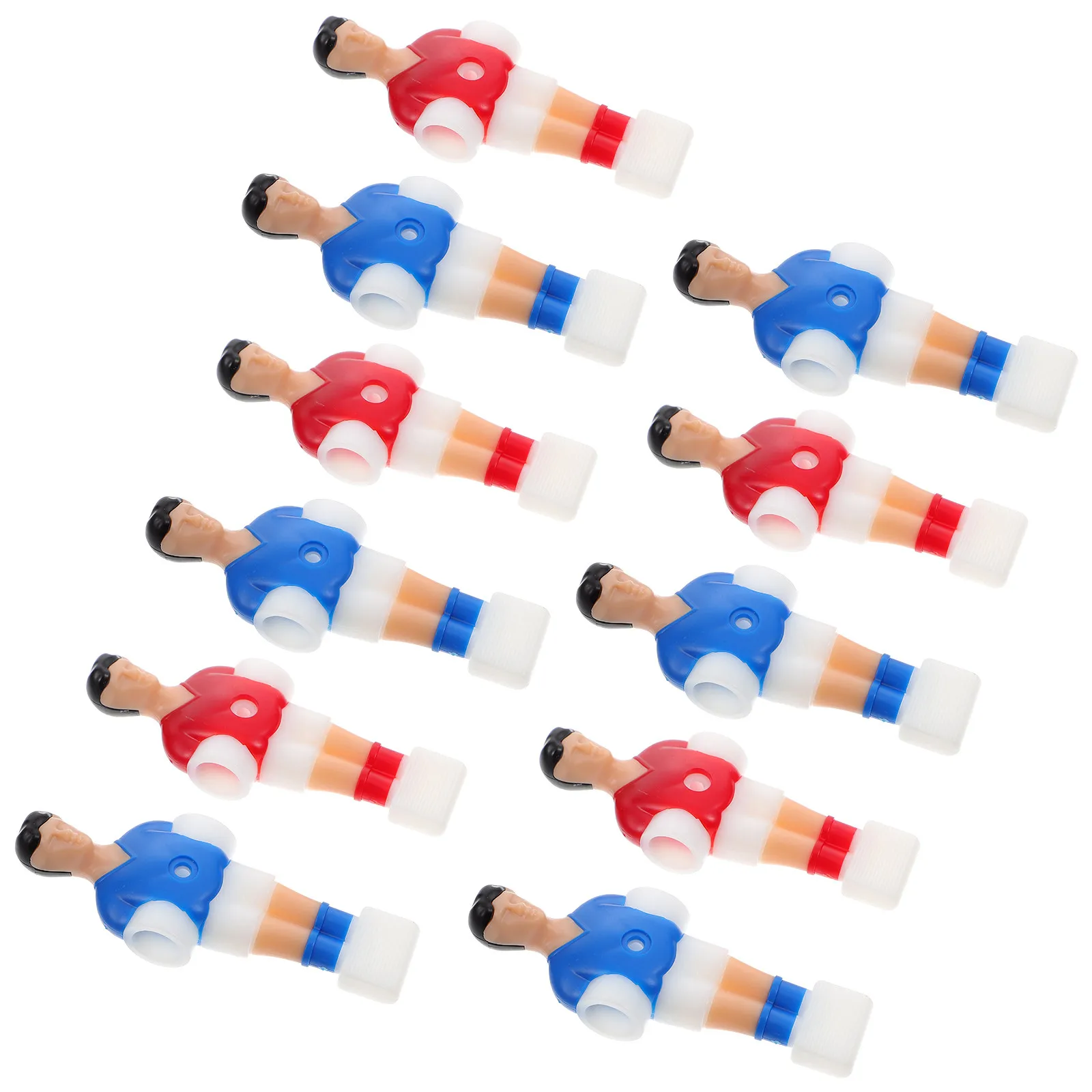 

11Pcs Football Table Player Foosball Men Replacement Set Exquisite Workmanship Non Fading Color Fit Most Recreational Foosball
