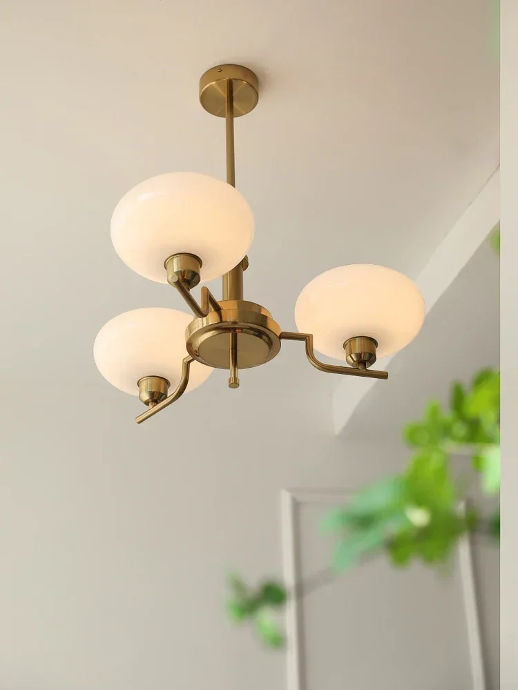2024 Bauhaus Medieval Modern French Bedroom, Study Room, Living Room Chandelier Designer Nordic Retro Lamp