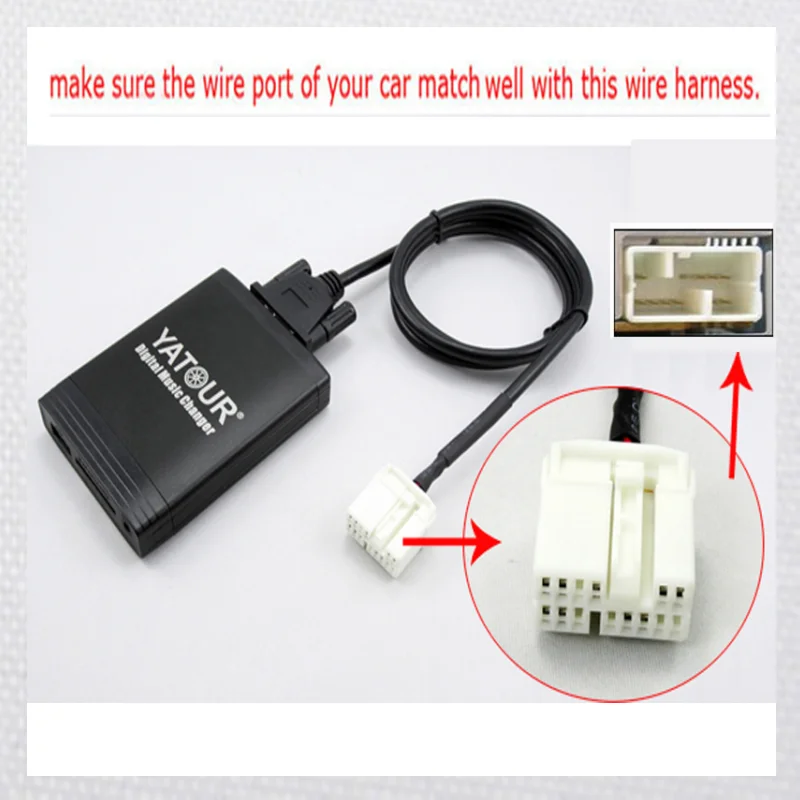 Yatour Car Digital  Music Changer USB MP3 adapter for Suzuki PACR01 PACR02 PACR03 PACR04 PACR05 PACR06 PACR07 Head Unit Radio