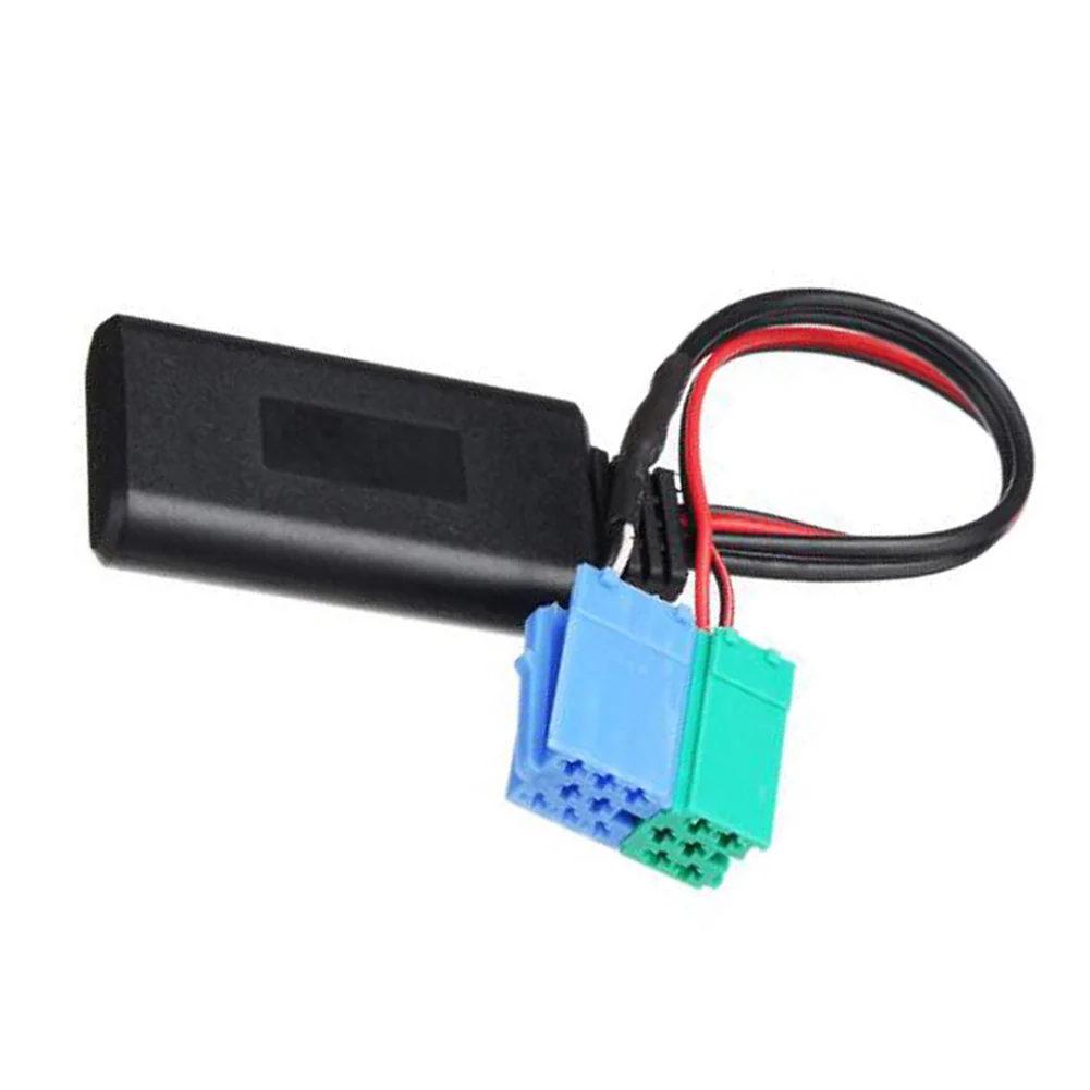 Mini adaptador de Cable auxiliar para Radio de coche Renault, Conector de 6 pines y 8 pines, Compatible con Bluetooth 5,0, color verde y azul, 2005-2011