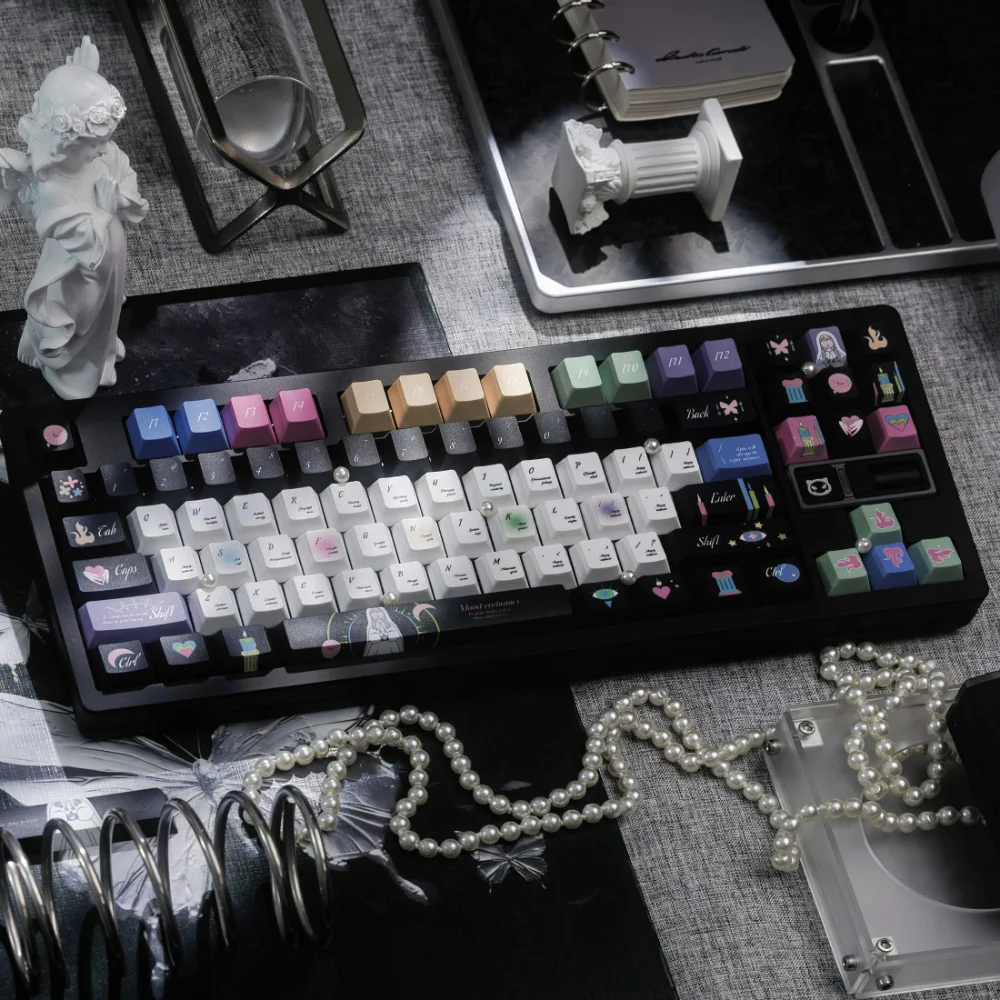 

138 клавиш Волшебные колпачки для клавиш Cherry Profile Dye Sublimation PBT Keycap для клавиатуры MX ISO Enter 2,25u 2,75u Split Space