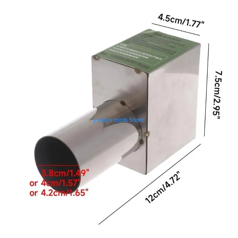 50LB شواء مروحة المحمولة الهواء توربو منفاخ USB5V2A قابل للتعديل سرعة مراوح مزدوجة للشواء نزهة التخييم النار موقد الفحم #6