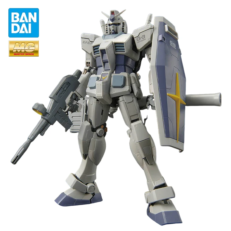 BANDAI Master Grade Gundam MG Gundam RX-78-3 G-3 Gundam Ver.3.0 1/100 PVC Action Figure Assembled Boxed Model Ornament Toy Gifts