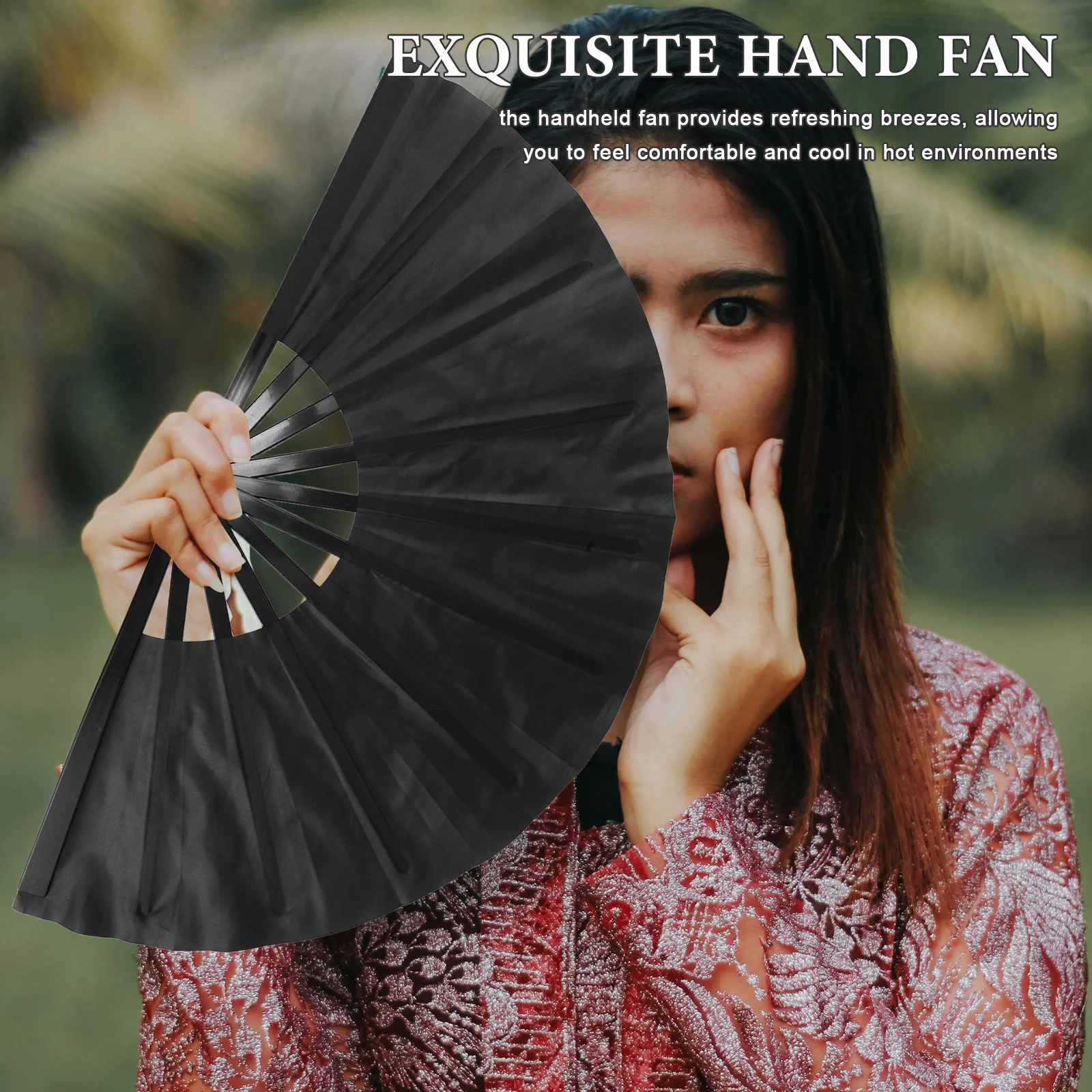 

2Pcs Taichi Handheld Fan Foldable Chinese Fans Kung Fu Dance Performance Festival Props Martial Art Gift Kung Fu Folding Fans