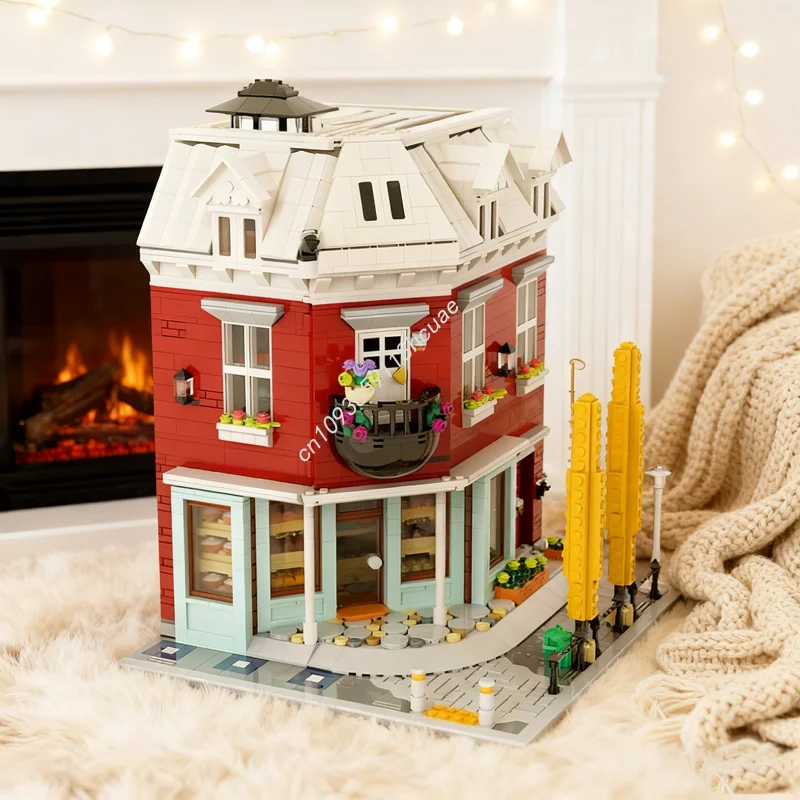 ตัวต่อโมเดลร้านเบเกอรี่แบบประกอบเอง 2685 ชิ้น ของเล่นสร้างสรรค์ ของขวัญคริสต์มาส ของขวัญวันเกิด