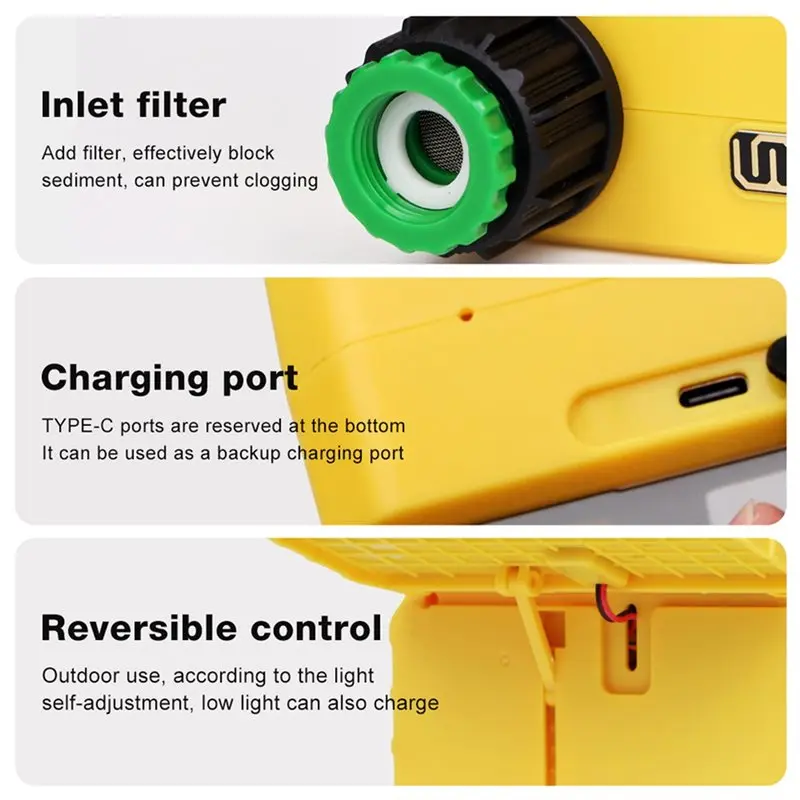 【PASSIONE 】Smart Life APP Controlled Solar Powered WIFI Irrigation Timer Automatic System For Garden Outdoor Tap Valve Controlle