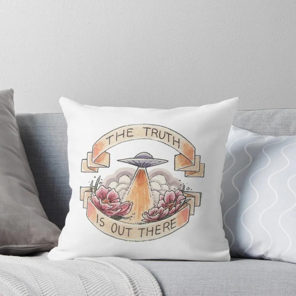 The Truth (Round) Throw Pillow Pillowcases Bed Cushions Sofa Cushions pillow