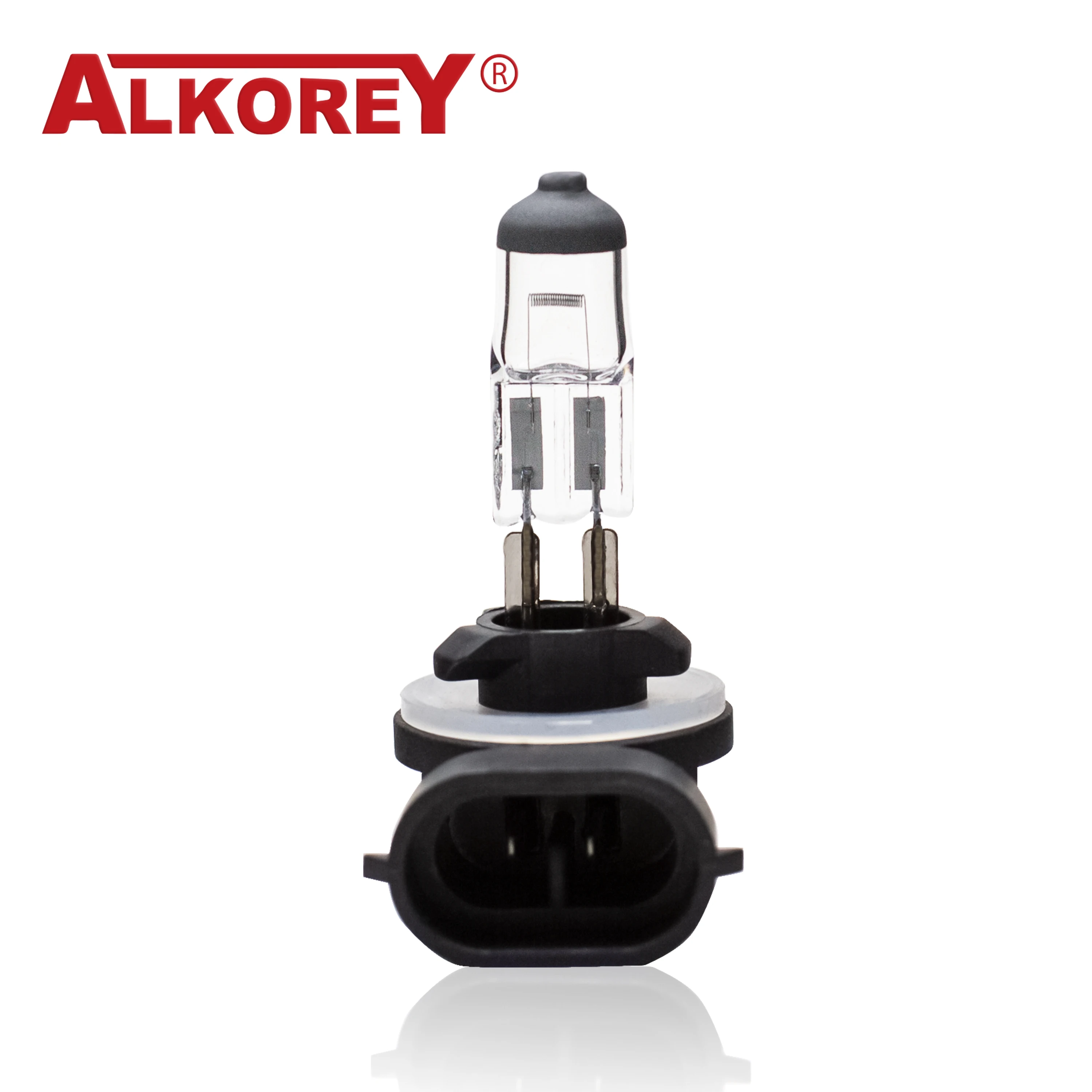 Alkorey 2PCS 881 H27W/2 12V 27W Clear Auto Headlight Bulbs Warm White 3350K Car Fog Lights Driving Lamp Halogen Lamps