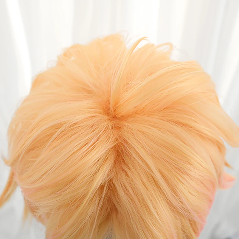 L-email wig Synthetic Hair Game LOL Lovestruck Ezreal Cosplay Wigs Valentine\'s Day Skin Wigs Blonde Color Heat Resistant Hair