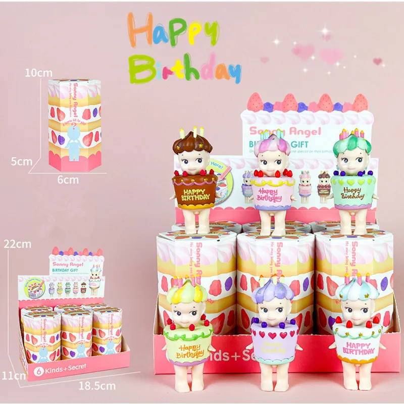 

Sony Angel Birthday Cake Series слепая коробка милая кукла из ПВХ украшение комнаты модель мини-кукла украшение автомобиля кукла детская игрушка в подарок