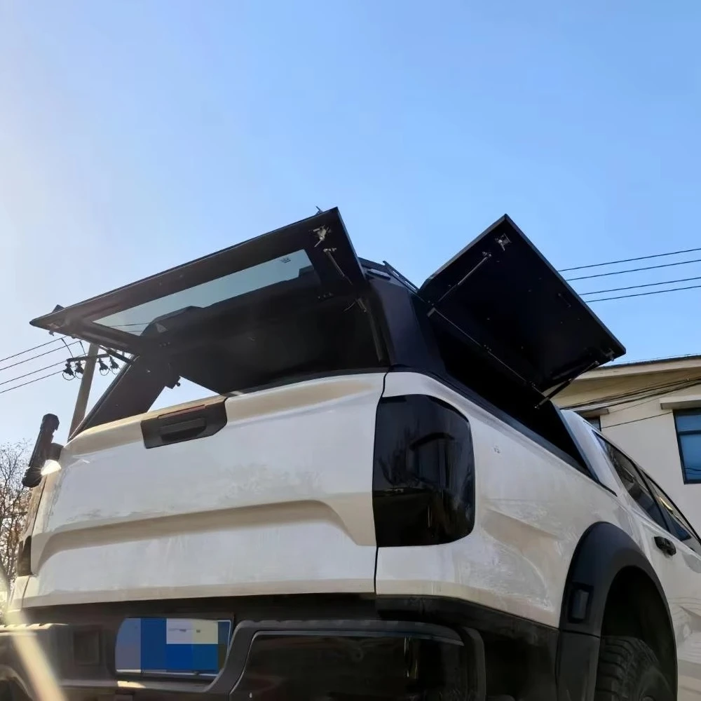

Aluminum Pickup Truck Canopy for DODGE RAM 2500 GMC Truck Bed Camper Shell Hardtop Topper Waterproof Anti-Rust Smart Cap