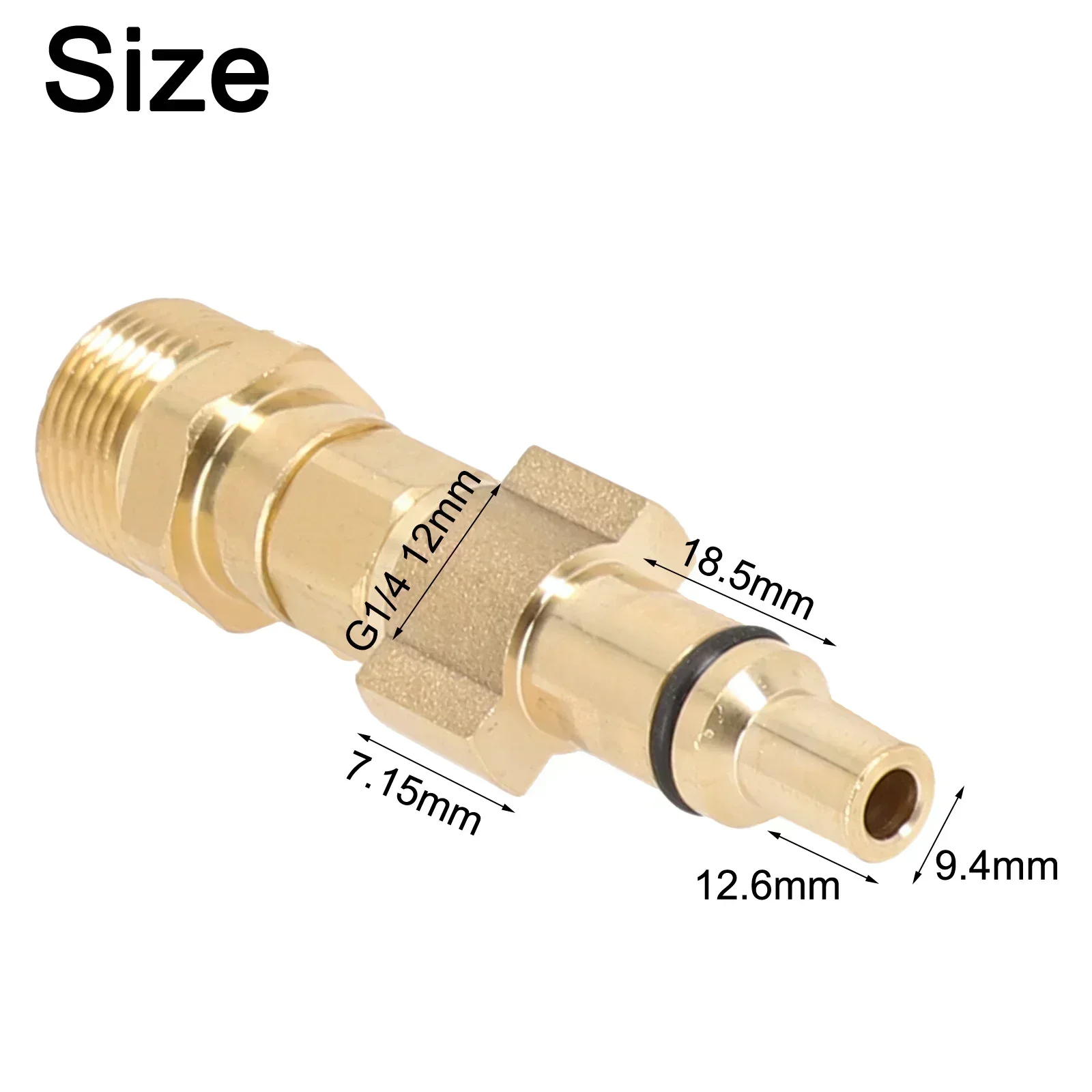 

Efficient Bayonet Adapter for Connecting Spray Hoses of For LAVOR & For Parkside High Pressure Cleaners Sturdy Construction