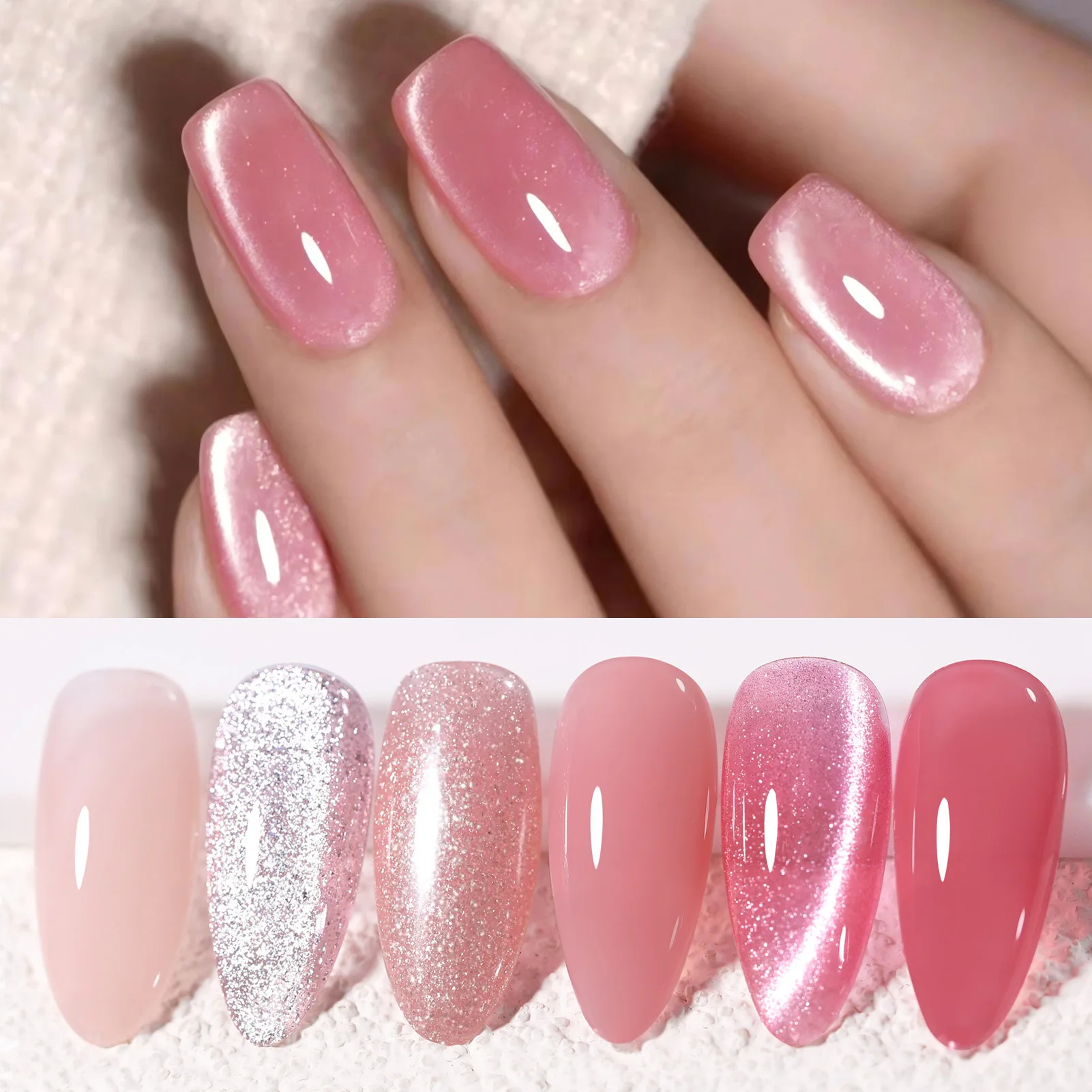 BORN PRETTY 6PCS Set di smalti per gel per unghie Love Letterr Color Soak Off Kit di vernici semipermanenti Nail Art Design fai da te Tutto per manicure