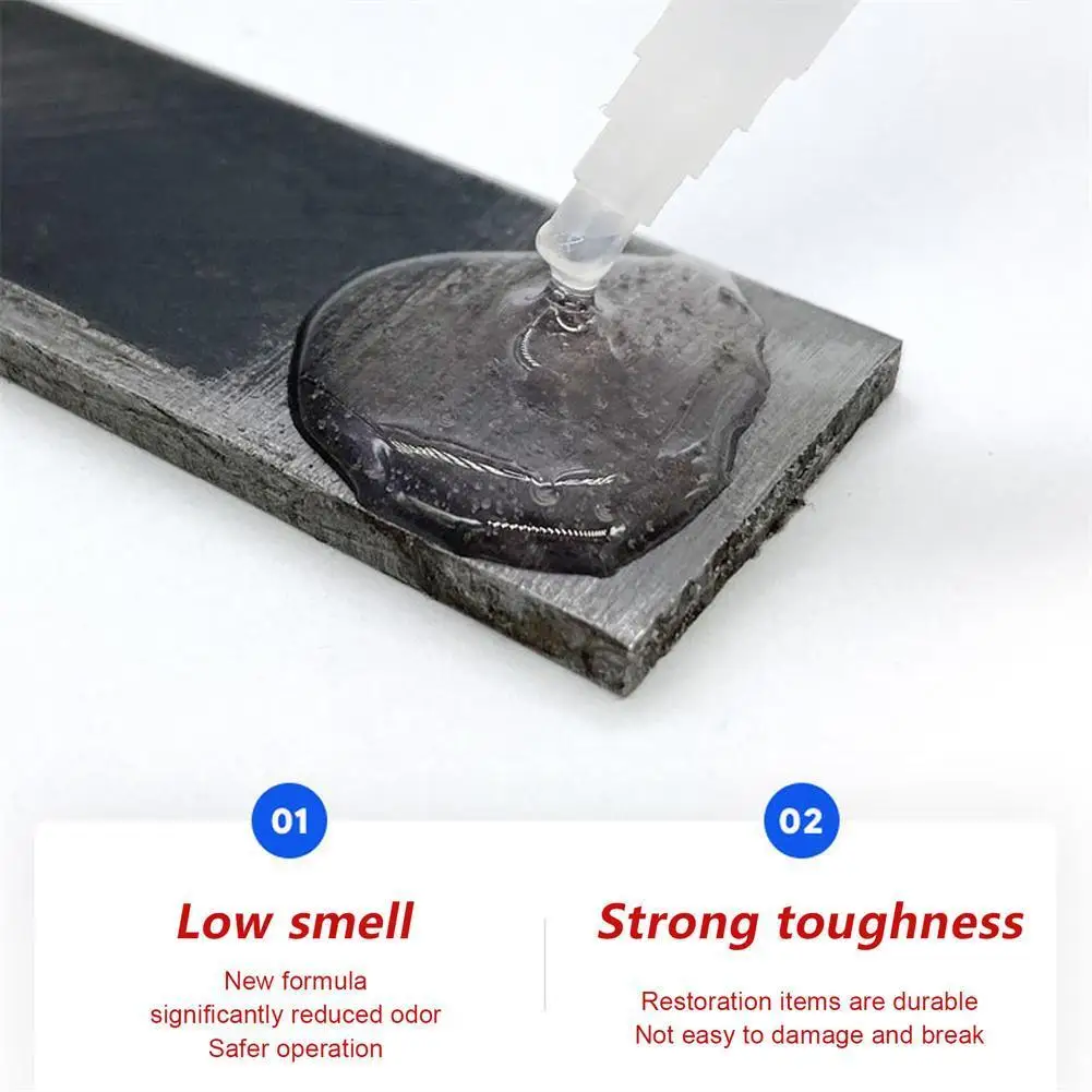 Quick-Drying AB Glue Strong Adhesion Metal Iron Aluminum Tile Wood Super 302 Glue Ceramic Glue Welding Temperature High E7G5