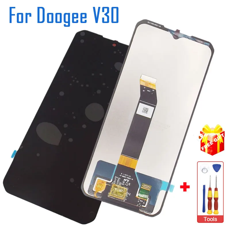 

Новый оригинальный ЖК-дисплей DOOGEE V30 + сенсорный экран в сборе дигитайзер Сменные аксессуары Для Doogee V30 смартфон сотовый телефон