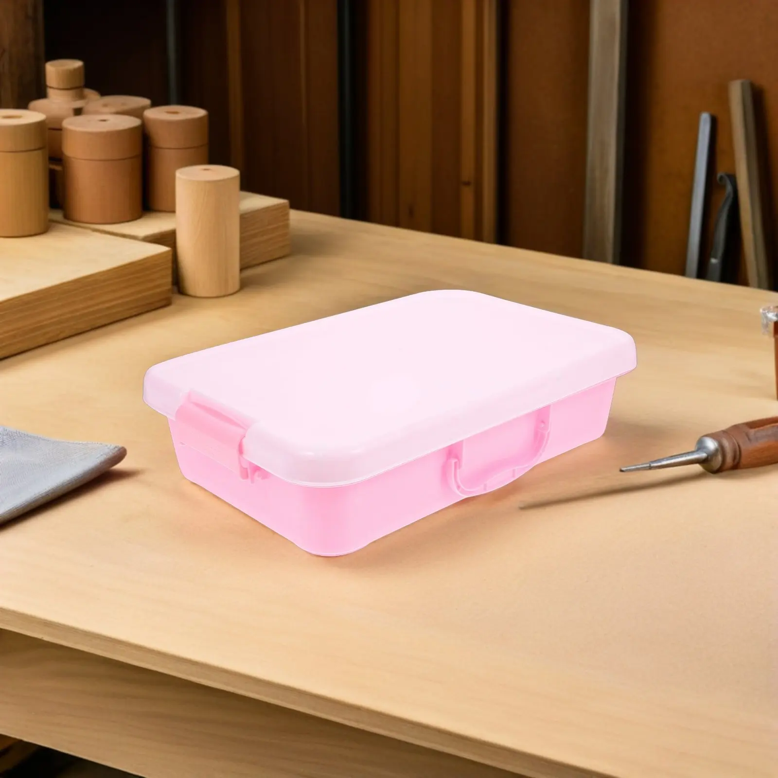 2 szt. Piaskownica dla dzieci z pokrywą: Przenośna plastikowa taca na piasek dla maluchów, pojemnik do przechowywania do zabaw sensorycznych, do użytku na zewnątrz i wewnątrz.