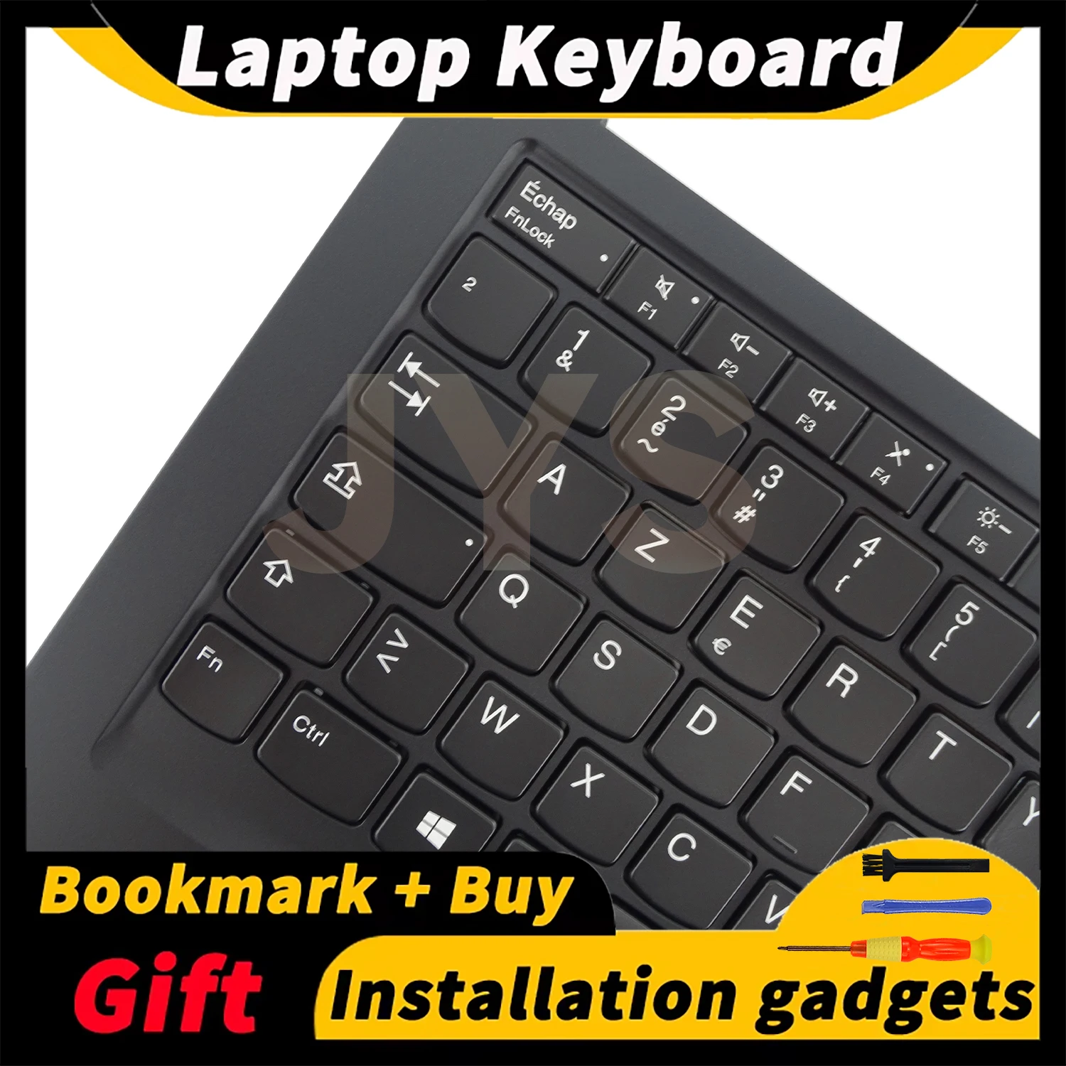 

Suitable for Lenovo ThinkPad E14 Gen2 C-Cover with keyboard With backlight French layout Fingerprint hole 5M10Z27369