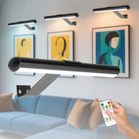 Painting Picture Light Portrait With Remote Living Room Wireless Wall Lamp Art Display Rechargeable LED Wall Sconces 3600mAh