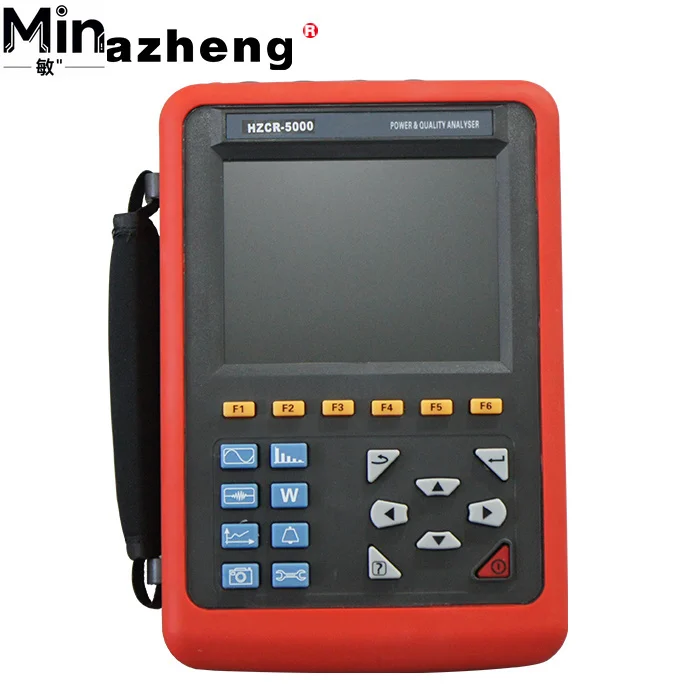 Huazheng Portable Three-Phase Quality Multifunctional Energy Data Recorder Harmonic Waveform