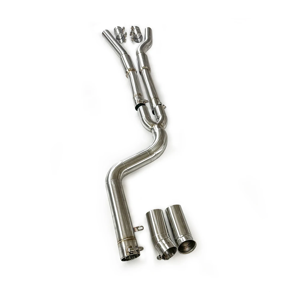 Hot selling suitable for BMW M240 G42 3.0T 2019-2023 exhaust pipe Stainless steel middle pipe with resonator