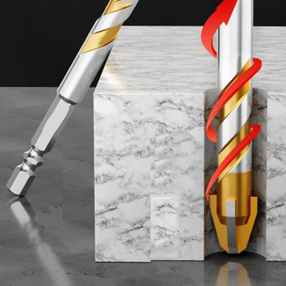 Vibration Reduction Concrete Marble Bits Stable Drilling Performance Versatile Sizes 6mm For Professional Toolkit