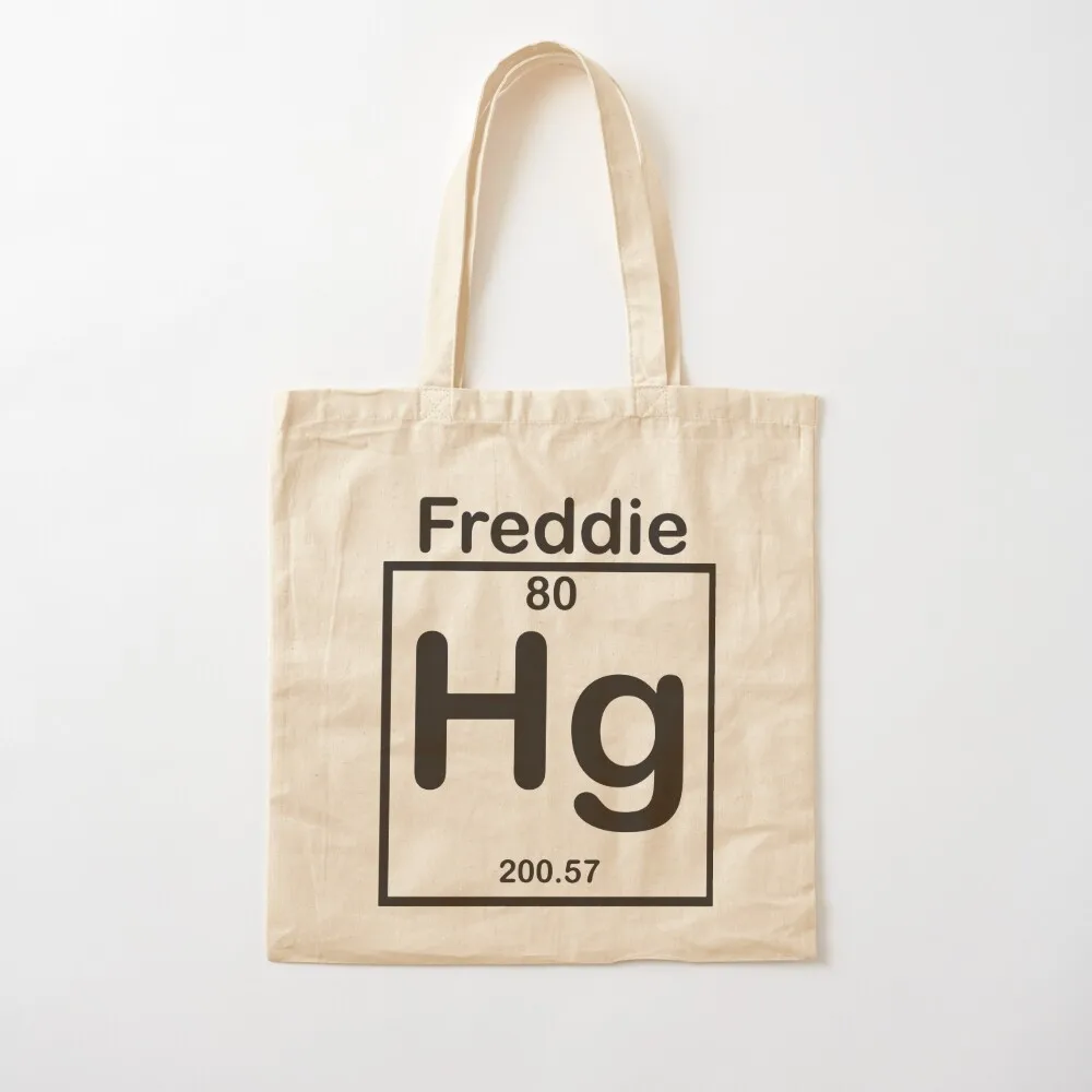 

Freddie mercury queen band shirt Hg Periodic table chemistry Tote Bag hand bags bags for women Eco bag Canvas Tote Bag