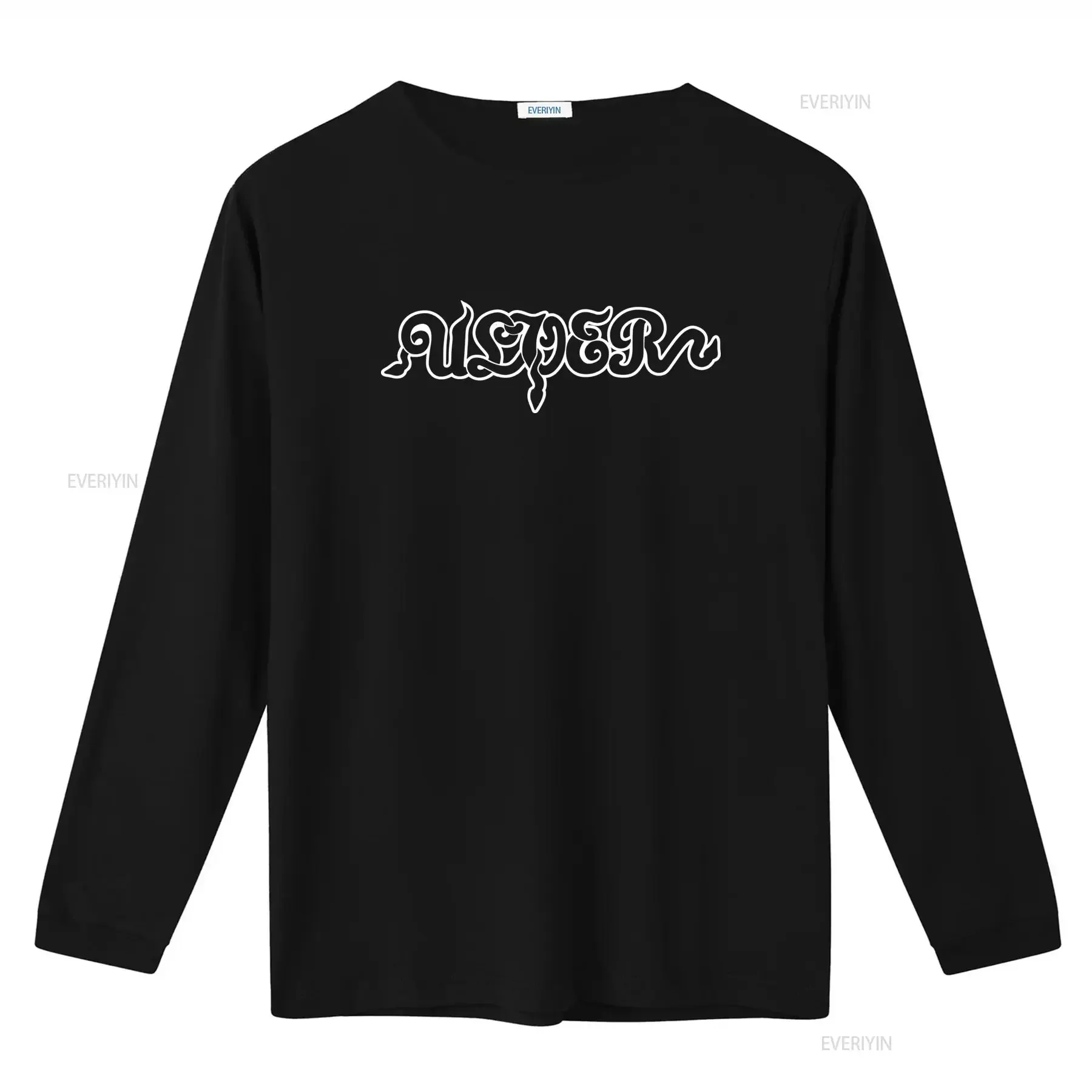 ULVER T SHIRT Available in All Sizes S M L XL XXL Black and White vintage Washed Stylish Soft graphic Top For Everyday Wear