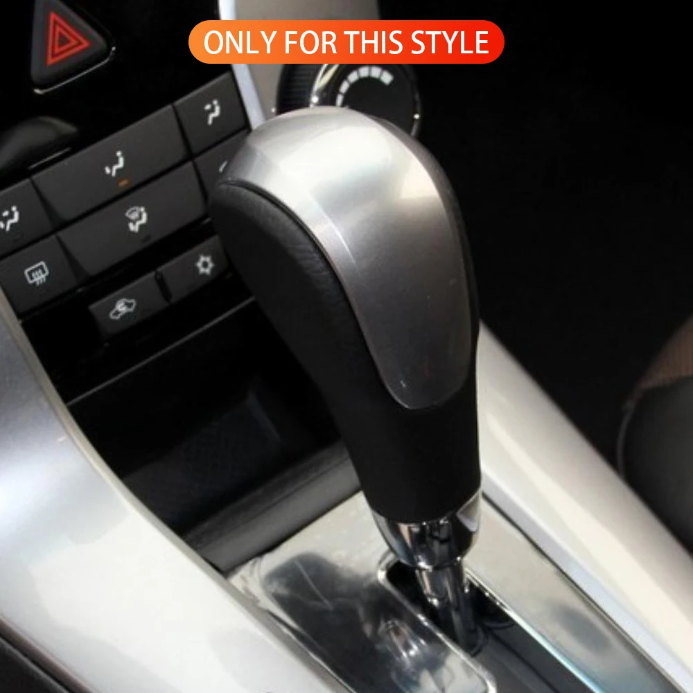 Leather Gear Shift Knob Handball Cover For Chevrolet Cruze 2009 2010 2011 2012 2013 2014 Automatic AT Transmission Car Styling