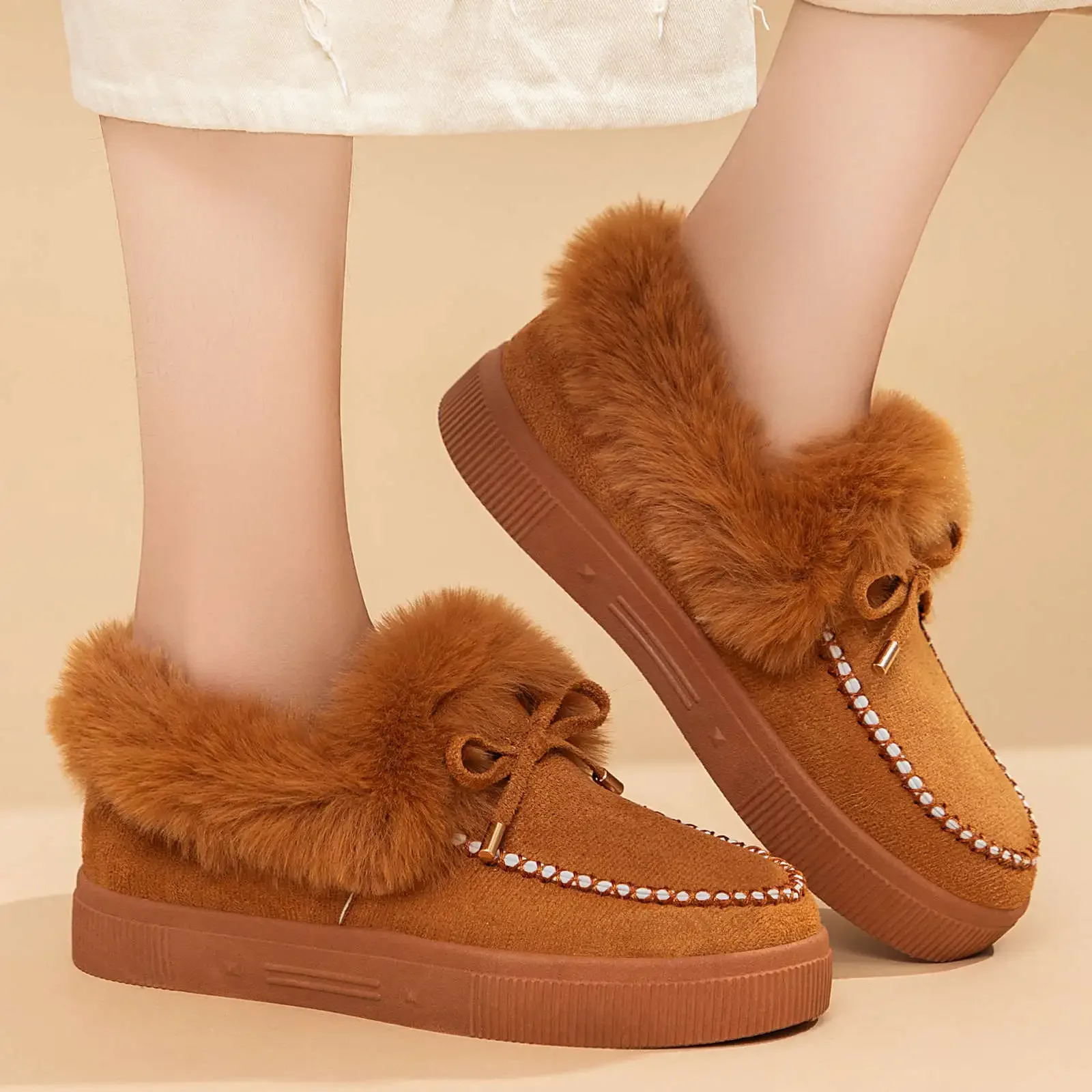 Autumn and Winter New Arrival Women's Sporty Boots - Breathable, Comfortable, Warm, Casual Short Boots & Ankle Boots 2026