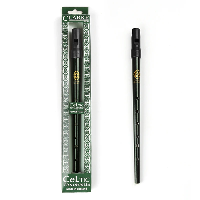 

Traditional Clarke Flute Dark Green D Key Whistle Ireland Musical Instrument Irish Whistle Flute Woodwind Instrument Flute