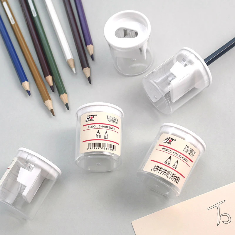 Pencil Sharpener,2 Nib Size Specifications,Sharp Blade,With Debris Storage Box For Elementary School Students Stationery HY-155