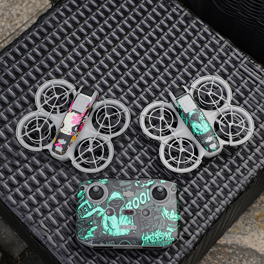 Neo Stickers Drone and Controller Sticker Kit For DJI NEO Cool Personalised Decorative Easy Peel No Stickers