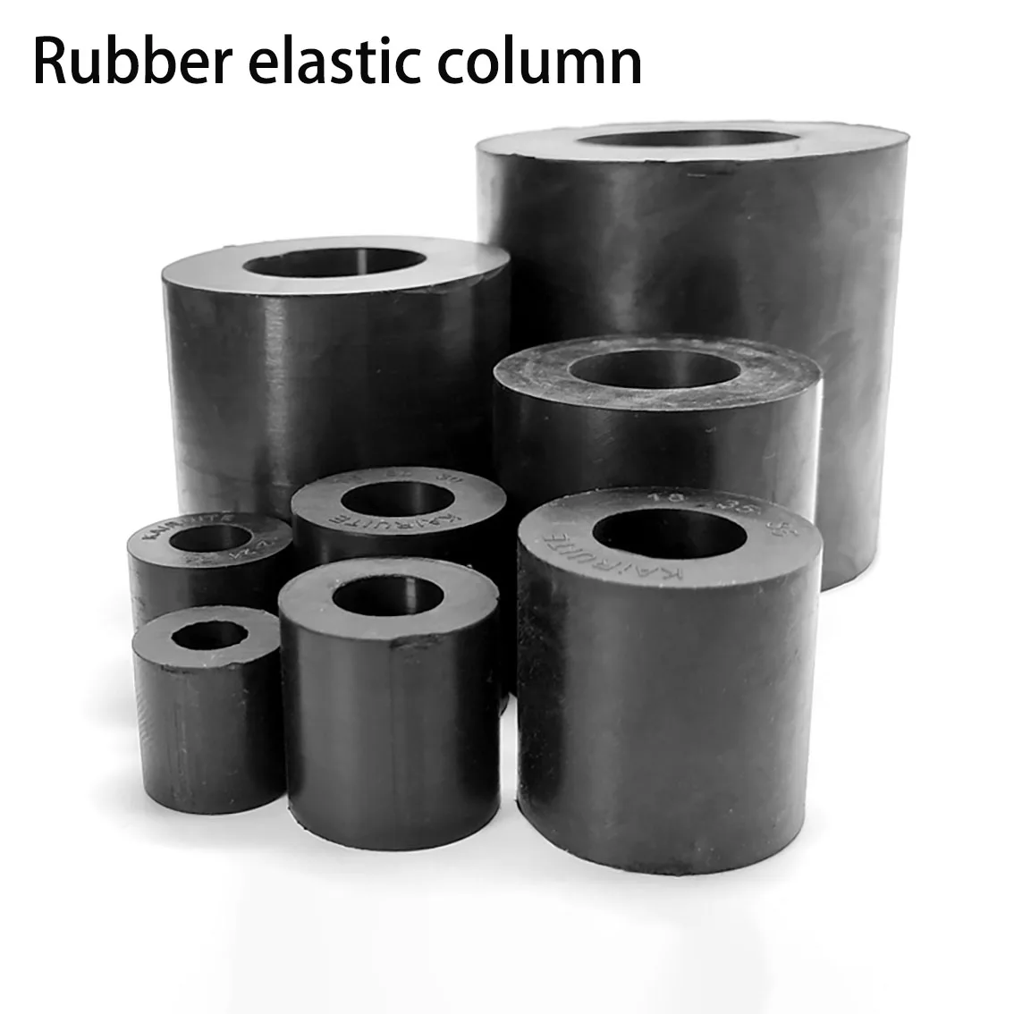 1PCS Rubber/Polyurethane/Cow Tendon Pin Coupling Buffer Column/Elastic Column/Shock Absorber Column  OD 20~71mm  ID 10~38mm