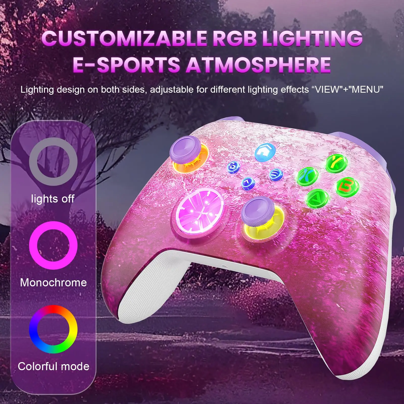 لوحة ألعاب WIFI لأجهزة for Xbox One، Xbox Seris S/X PC Dual Vibration 6-axis Gyro Hall Effect Trubo FUNC وحدة تحكم لاسلكية للألعاب