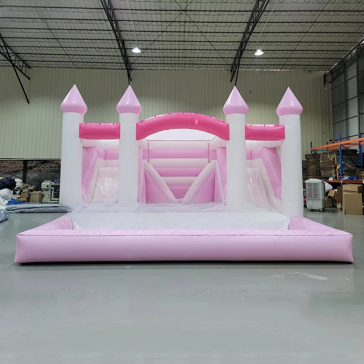 

Customized Large Outdoor Commercial Castle Soft Play Equipment Ball Pit Inflatable Bounce House with Inflatable Bouncer Combo