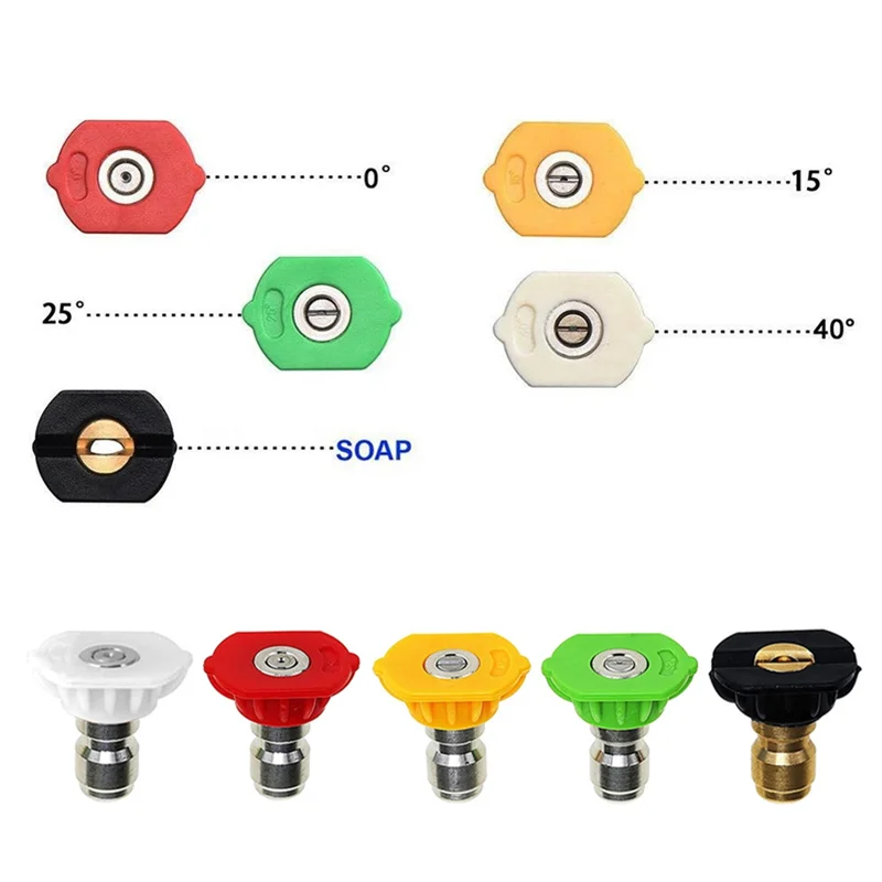 ABJI-High Pressure Washer Adapter For Karcher K2 K3 K4 K5 K6 K7 High Pressure Wash Tool Nozzles