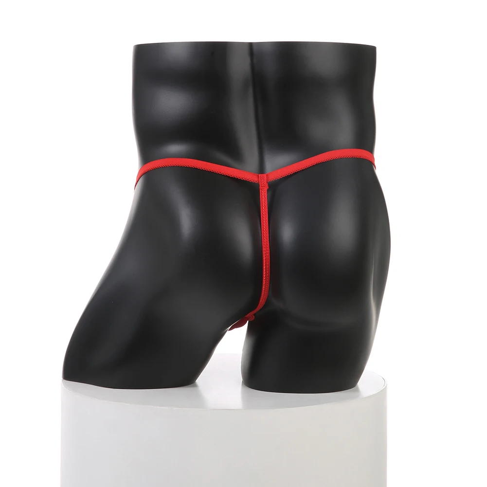 Men Sexy Big Doll Low Rise Underpants Tback Femboy Thong G-string Lingerie Party Festival Mens Sexy Underwear Male Sexy Panties