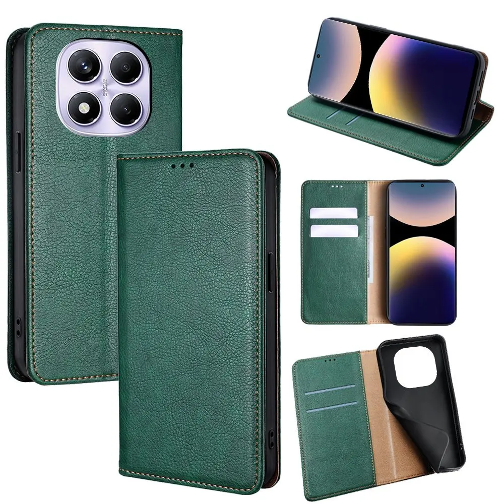 

Flip Leather Case for Xiaomi Redmi Note 14S 14 Pro Plus Wallet Cover, Redmi Note 14 Pro+ 5G Fundas Card Holder