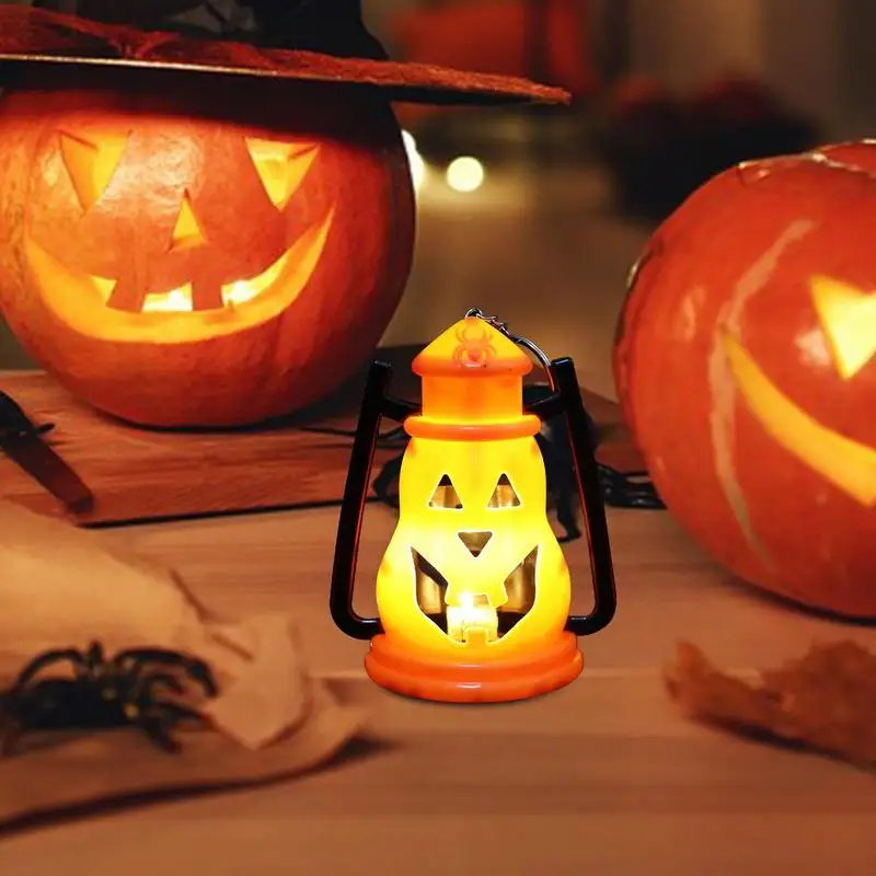 Halloween Pumpkin Lantern Table Centerpiece Outdoor Decoration Halloween Pumpkin Lantern Festive Safe Led Halloween Pumpkin For