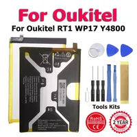 High Quality OukitelY4800 OukitelRT1 WP17 New Battery For Oukitel RT1 WP17 Y4800 + Free Tools